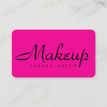 Make-up Artiest Hot Roze Visitekaartjes