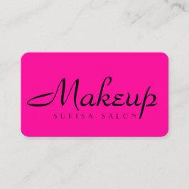 Make-up Artiest Hot Roze Visitekaartjes
