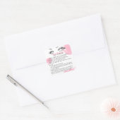 Make-up Artiest Lashes Brows Nazorg Instructies Vierkante Sticker (Envelop)