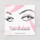 Make-up Artiest Lashes Brows Wit Afspraakkaart Afsprakenkaartje (Voorkant)