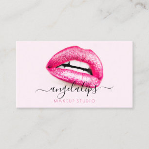 Make-up Artiest Lippen roze gevoel Visitekaartje