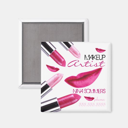 Make-up artiest magneet (Voorkant / Achterkant)