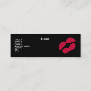 "make-up artiest" mini visitekaartje