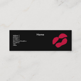 "make-up artiest" mini visitekaartje