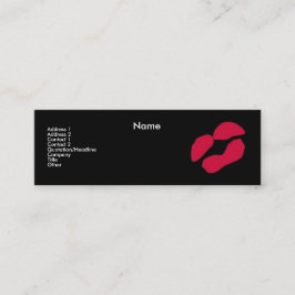 "make-up artiest" mini visitekaartje