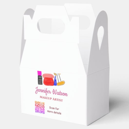 Make-up artiest naam website e-mail telefoon toevo bedankdoosjes (Geopend)