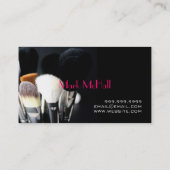 Make-up artiest, nagels, cosmetologie-Visitekaartj Visitekaartje (Achterkant)