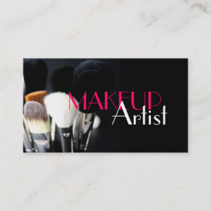 Make-up artiest, nagels, cosmetologie-Visitekaartj Visitekaartje