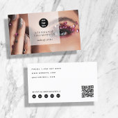 Make-up Artiest Nail Photo Social Media QR Code Lo Visitekaartje
