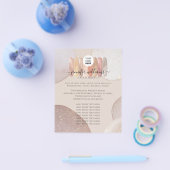 Make-up Artiest Promotionele Elegante Glitterij Lo Flyer (Enkel)