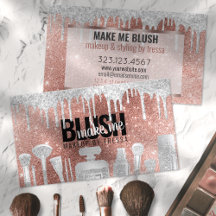 Make-up Artiest Roos Gouden Glitter + Platina Drip