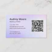 Make-up Artiest Sjablonen Visitekaartje (Voorkant)