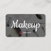 Make-up Artiest Sjablonen Visitekaartje (Achterkant)