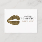 Make up artiest standaard matte visitekaartje (Voorkant)