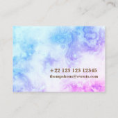 Make up artiest standaard matte visitekaartje (Achterkant)