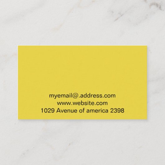 make - up artiest visitekaartje (Achterkant)