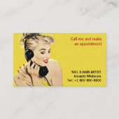 make - up artiest visitekaartje (Voorkant)