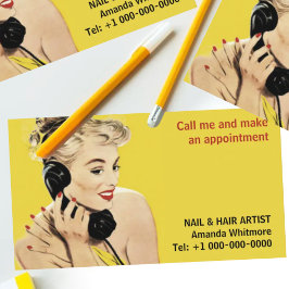 make - up artiest visitekaartje