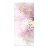 make-up artiest waterverf | Prijslijst faux glitte Reclamekaart (Achterkant)