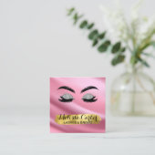 Make-up Artiest Wimper Extensies Wimpers Brows Vierkante Visitekaartje (Staand voorkant)