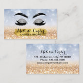 Make-up Artiest Wimper Extensies Wimpers Brows Visitekaartje (Voorkant / Achterkant)