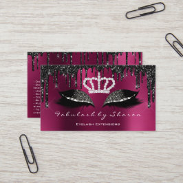 Make-up artiest wimpers extensie Loyalty Marsala Visitekaartje
