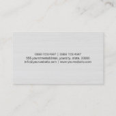 Make-up artiest zwarte lippen modern hout #3 visitekaartje (Achterkant)