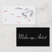 make-up artikel Trendy III Visitekaartje (Voorkant / Achterkant)