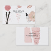 Make-up Artist Beauty Cosmetics Visitekaartje (Voorkant / Achterkant)