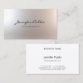 Make-up Artist Beauty Salon Elegante Glamour Plain Visitekaartje (Voorkant / Achterkant)