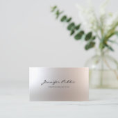 Make-up Artist Beauty Salon Elegante Glamour Plain Visitekaartje (Staand voorkant)