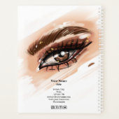 Make-up artist Brown Eyes Lange wimpers Planner (Achterkant)