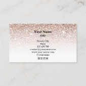 Make-up artist Brown Eyes Lange wimpers Visitekaartje (Achterkant)