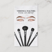 Make-up Artist Brushes | Schoonheid van vrouwen |  Visitekaartje (Voorkant)