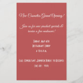 Make-up Artist Cosmetic Sale Flyer (Achterkant)