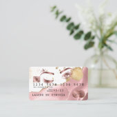Make-up artist Credit Kaart Styled Blush Pink Agaa Visitekaartje (Staand voorkant)