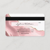 Make-up artist Credit Kaart Styled wimpers knipoog Visitekaartje (Achterkant)