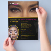 Make-up Artist Cursus Custom Flyer (Hand)