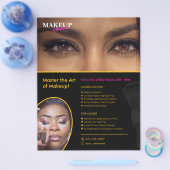 Make-up Artist Cursus Custom Flyer (Enkel)
