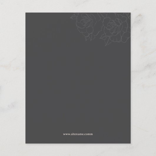 Make-up Artist Custom Flyer (Achterkant)