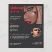 Make-up Artist Custom Flyer (Voorkant)