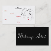 Make-up Artist Diva III Visitekaartje (Voorkant / Achterkant)