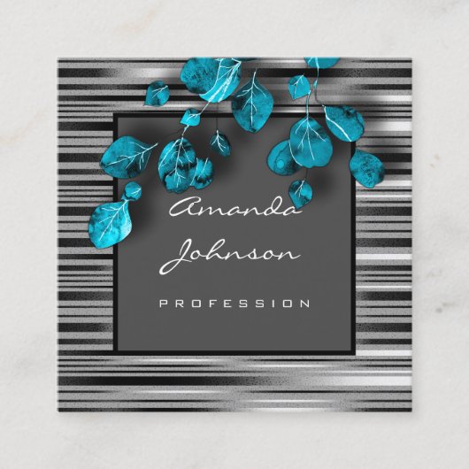 Make-up Artist Event Planner Consulting ingelijst  Vierkante Visitekaartje (Voorkant)