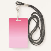 Make-up artist Foto QR Code Pink Small Business Badge (Achterkant met draagriem)