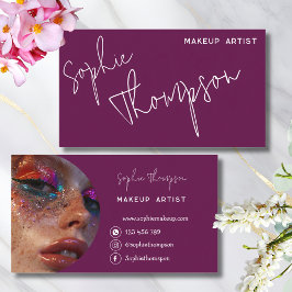 Make-up artist foto visitekaartje