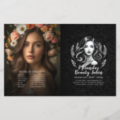 Make-up Artist Haar Stylist Menu Prijs Bifold Flye (Voorkant)