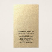 Make-up Artist Haar Stylist Modern Pakket Invoegen Visitekaartje (Achterkant)