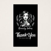 Make-up Artist Haar Stylist Modern Pakket Invoegen Visitekaartje (Voorkant)