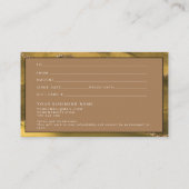 Make-up Artist Haarsalon Glitter Gift Kaart Visitekaartje (Achterkant)