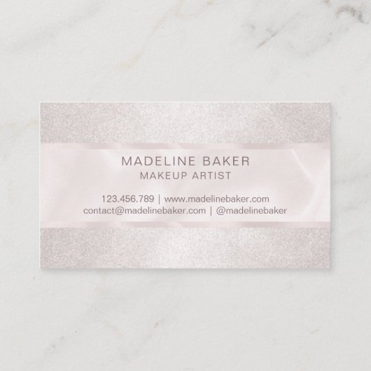 Make-up Artist Lash Lashes Beauty Eyes Cosmetica Visitekaartje (Achterkant)